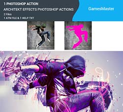 PS动作－抽象塑造：Architect Photoshop Action